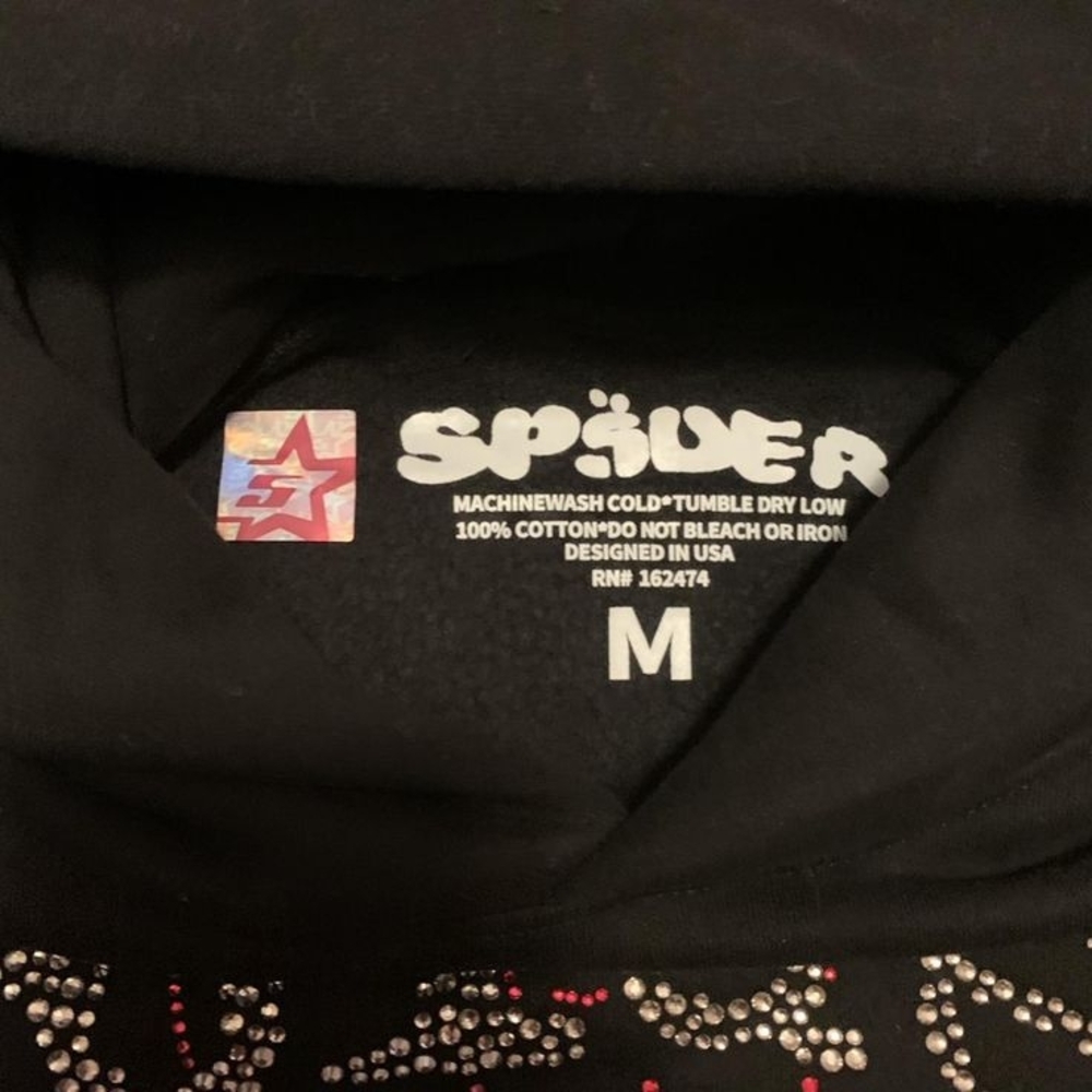 Black And Red Spider Hoodie - Picture 2 of 2